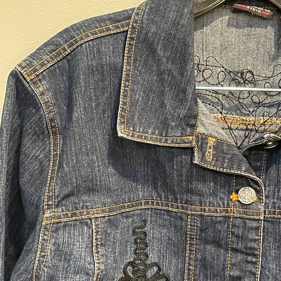 Denim Jacket w/ Detail by Chico’s - Picture 4 of 7